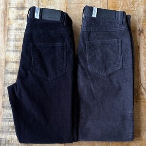 NWOT Jacadi Boys Navy and Gray Corduroy Pants size 10A